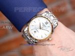 Perfect Replica Longines White Face Gold Index Markers 2-Tone Band 40mm Men's Watch